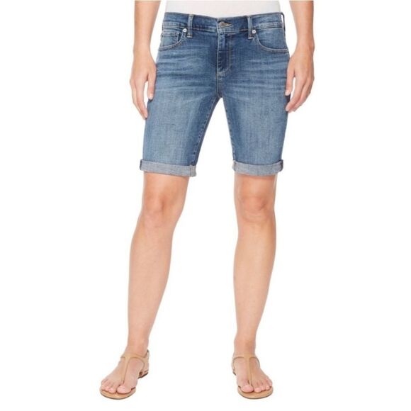 Lucky Brand The Bermuda Jean Shorts (6/28) - Picture 1 of 6